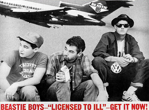 BEASTIE BOYS , License to ill 1986 US  Promo Poster Print