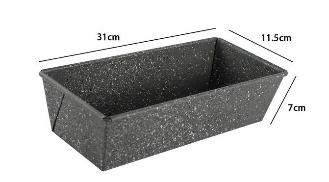Stampo Teglia Tortiera Per Dolce Pane Torta Antiaderente Rettangolare 66872 dfh