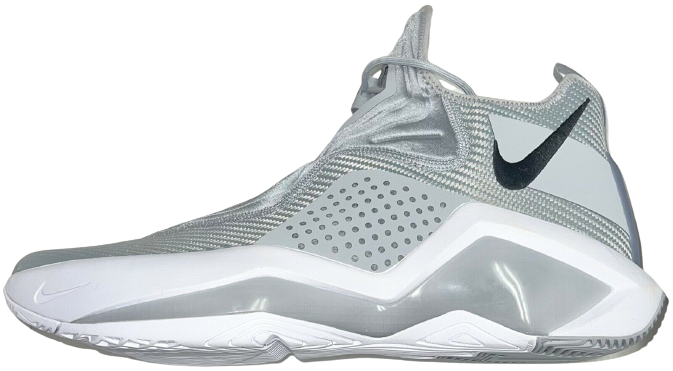 

Мужские кроссовки Nike LeBron James XIV 14 ТБ Promo Wolf Grey White Black CW4221-003 sz 16, Серый, Nike LeBron XIV