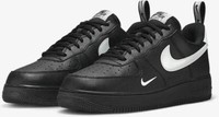 Nike Air Force 1 '07 LV8 UT Black Metallic Silver