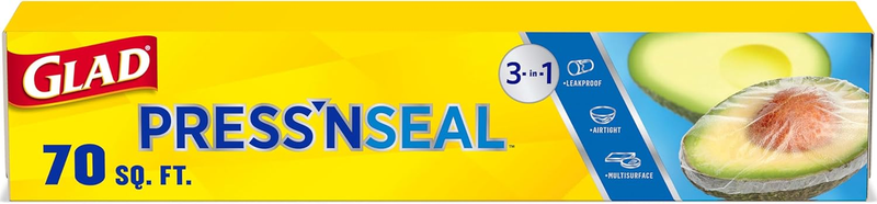 Press'N Seal Plastic Food Wrap - 70 Square Foot Roll (Package May Vary)