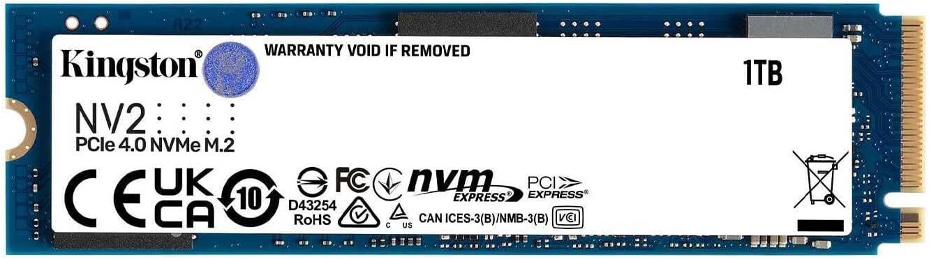 メモリー Kingston NV2 1TB SSD NVMe PCIe Gen 4.0 Amazon.com: Kingston NV2 1TB M.2 2280 NVMe Internal SSD