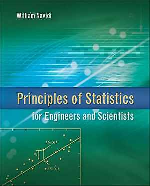 Principles of Statistics for - Hardcover, by Navidi William - Acceptable