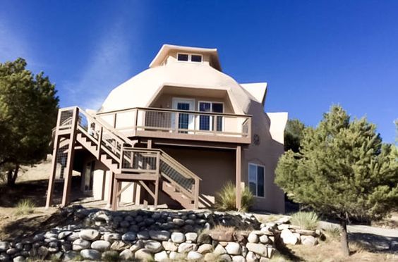 2 STORY DOME HOUSE HOME KIT 45' FT DIAMETER TIMBERLINE GEODESICS TOWERING PINE