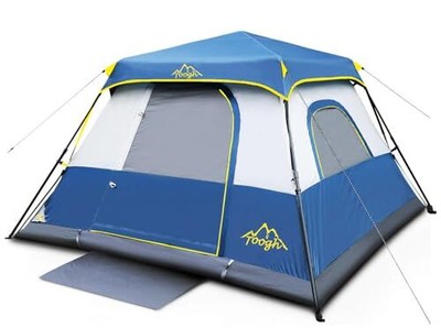 Toogh 3/4 Person Camping Tent with Instant Setup Tent Weatherproof Cabin Tent...