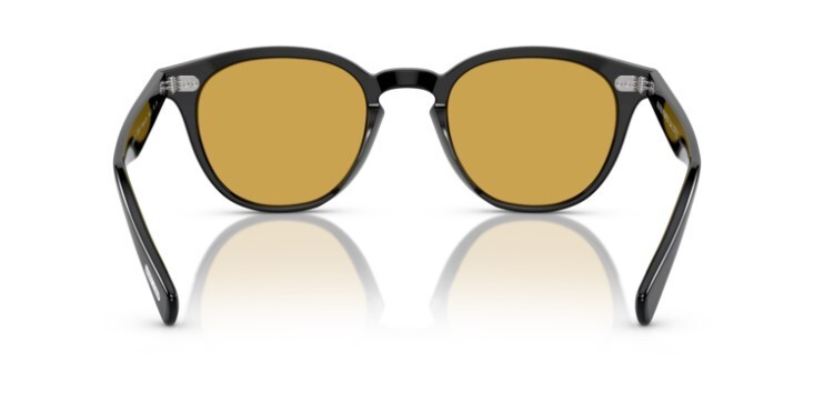 Pre-owned Oliver Peoples 0ov5454su Desmon Sun 10050f Black/mustard Mirrored Sunglasses In Orange