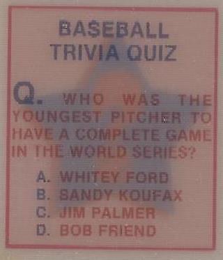 1986 Sportflics - Jim Palmer #84