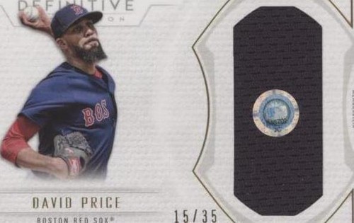 2019 Topps Definitive Collection - David Price #DJRC-DPR
