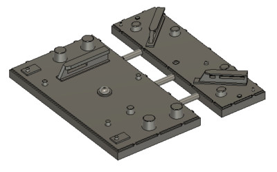 HO Scale Train Parts - PTC Antenna Array (Qty 1)
