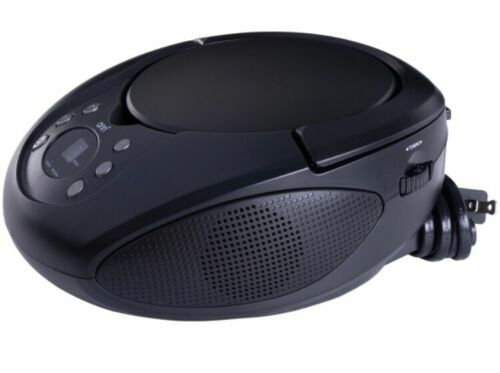 Onn Portable AM/FM CD Boombox 3.5 Mm Aux In Battery And AC Pwr