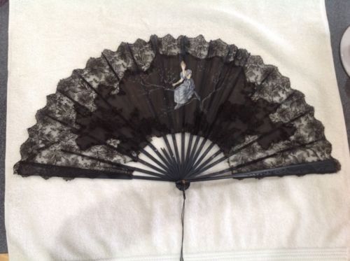 Victorian Synthetic Vintage Hand Fans