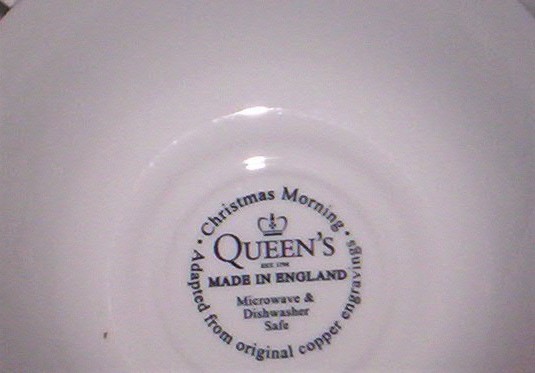 Queen's   Christmas Morning Soup Salad Pasta Bowls NEW Set of 6