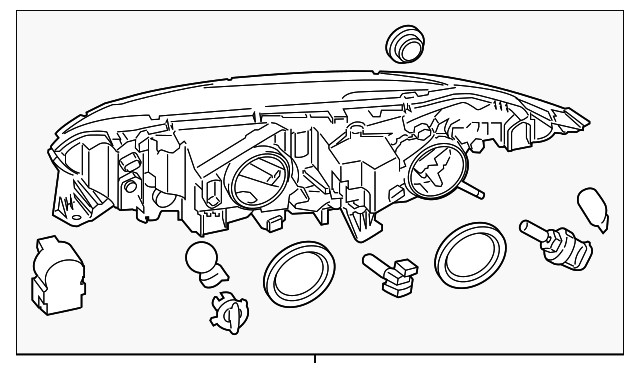 Genuine Ford Composite Assembly DT1Z-13008-N