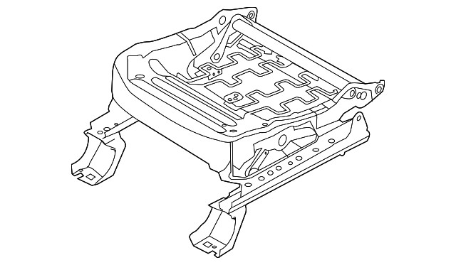 Genuine Ford Seat Frame HB5Z-9661710-A