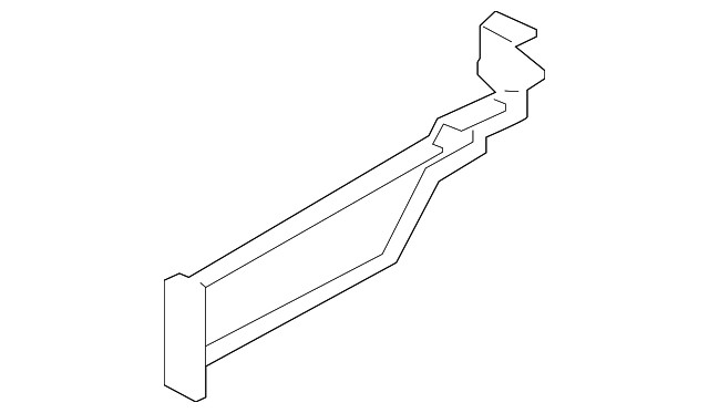 Genuine Floor Rail Bracket Reinforcement Left Rear BK3Z-18A017-E