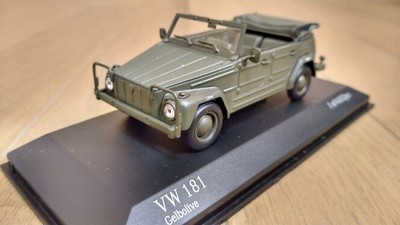 Pmavw181Kuebelwagen 1969-79 Volkswagen Kubelwagen Olive Green Khaki 1/43 Out Of