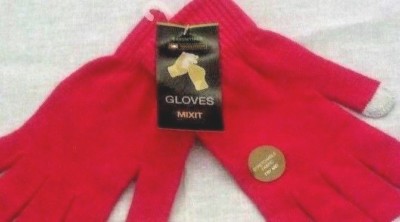 Mixit Girls Gloves Touch Tech Essentials Stretchable Brilliant Rose