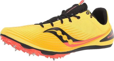 

Мужские легкоатлетические кроссовки Saucony Ballista MD, VIZIGLD/RED, 11,5 D, средний США, Vizigold/red