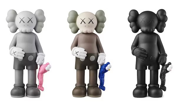 KAWS Share vinyl figures full set grey brown black | eBay