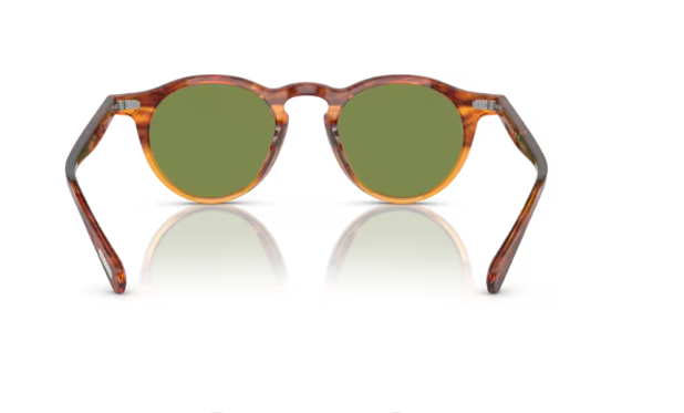 Pre-owned Oliver Peoples 0ov5504su Op 13 Sun 175452 Green/dark Amber 47mm Sunglasses
