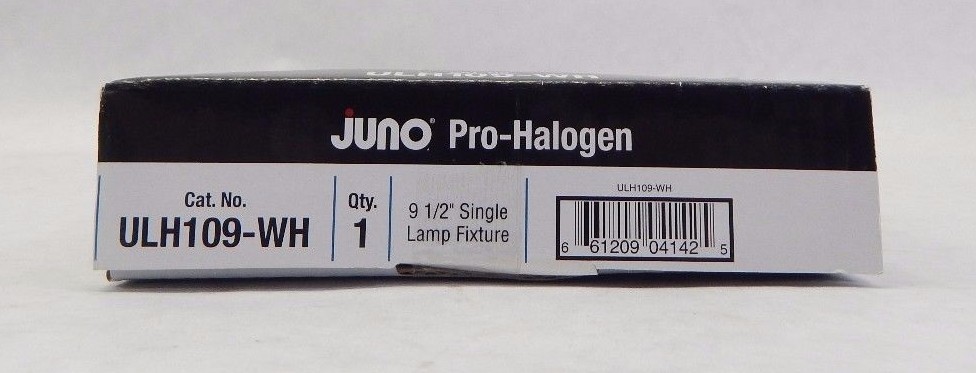 NIB JUNO LIGHTING ULH109WH UNDER LIGHT, HALOGEN, 1-LIGHT, 9 1/2