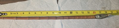 Vintage Long Bamboo Wood Estate Tobacco Pipe
