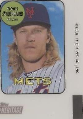 2018 Topps Heritage High Number - Noah Syndergaard #69TD-NS