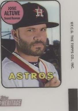 2018 Topps Heritage High Number - Jose Altuve #69TD-JA
