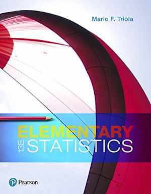 Elementary Statistics - Hardcover, by Triola Mario - Good