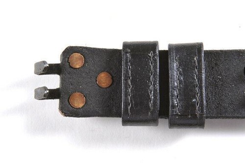 BLACK LEATHER M1907 MILITARY RIFLE SLING M1GARAND 1903 SPRINGFIELD