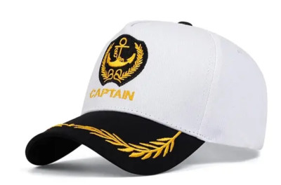 Nautical Cap Yacht Captain Hat Sailor Adjustable  Sailing Navy Boating Baseball