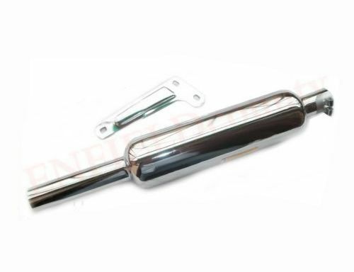 Fits Royal Enfield 350 Standard Exhaust Silencer Chrome Plated  
