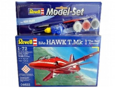 64622 Revell BAe Hawk T.Mk 1 Red Arrows Model Paints Gift Set 1:72 airfix type