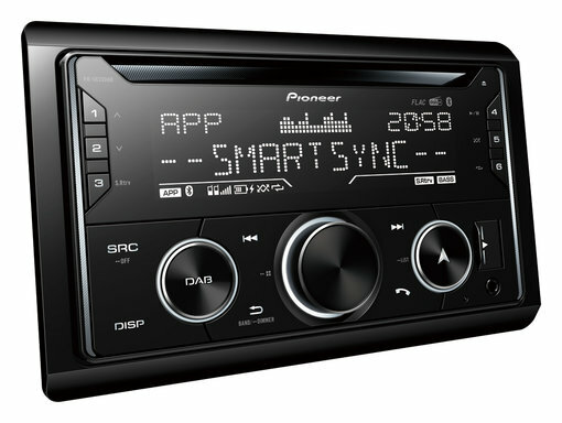 Pioneer FHS820DAB 2-DIN CD-Tuner mit DAB/DAB+, Bluetooth, RGB-Beleuchtung