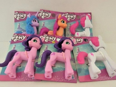 My Little Pony (MLP) 6 Figures (3  inch) New Generation, New Toys