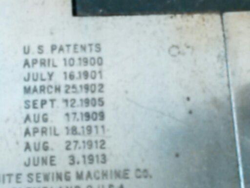 White's Sewing Machine