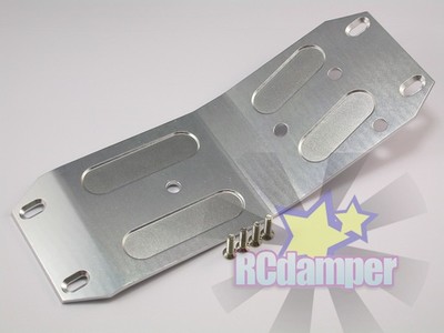 サベージSS ALUMINUM LOWER CENTER SKID PLATE S HPI 1/8 SAVAGE 21 25 SS 3.5 4.6