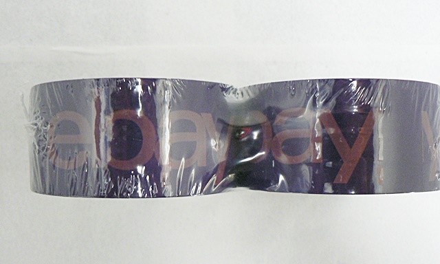 EBAY PACKING TAPE NEW PKG OF 4 ROLLS PURPLE NEW
