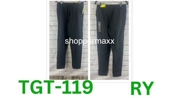 Men's Soft Gym Pants - All in Motion, Black, S