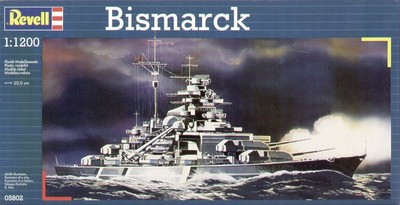 Revell 5802 Bismark / Bismarck German Battleship 1:1200