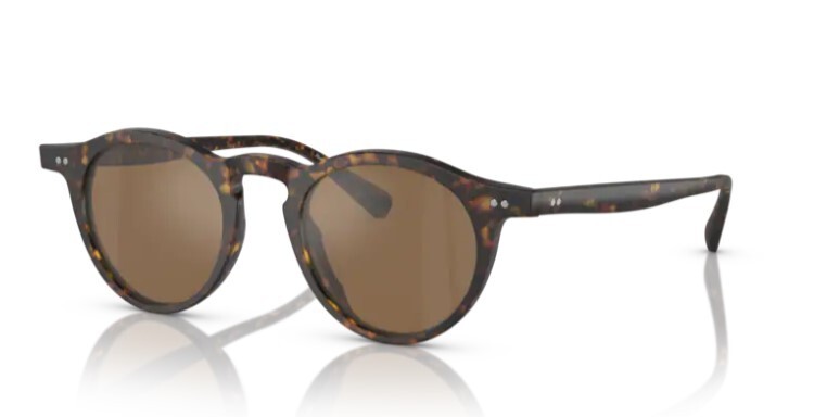 Pre-owned Oliver Peoples 0ov5504su Op-13 Sun 1759g8 Semi Matte Tortoise/cognac Sunglasses In Brown