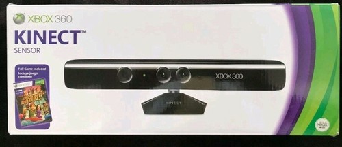 Xbox 360 Kinect Sensor (Complete, In Box) With Kinect Adventures Game bundle