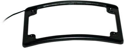CUSTOM DYNAMICS LED LIC/PLATEFRAME BLK LPF-RAD-B-LP