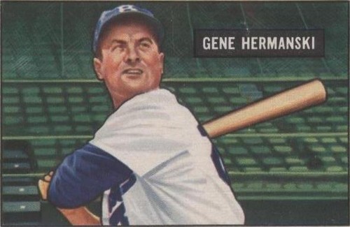 1951 Bowman - Gene Hermanski #55