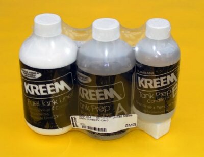 BEST Motorcycle Gas Tank Pre-Cleaner / Degreaser & Sealer Combo Kit by Kreem