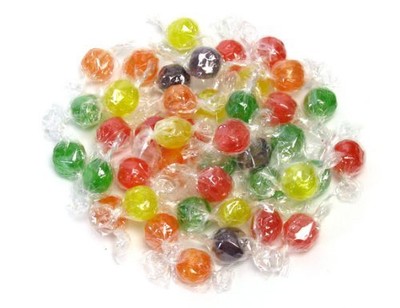 NEW Primrose Assorted Sour Fruit Balls 2 Lb FREE SHIPPING