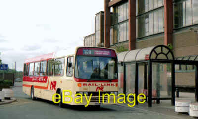 Photo 6x4 Rail-Link bus, Central station, Belfast (September 1991) Beal F c1991