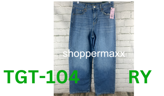 Women's High-Rise Wide Leg Jeans - Universal Thread, Medium Wash, 10 Long
