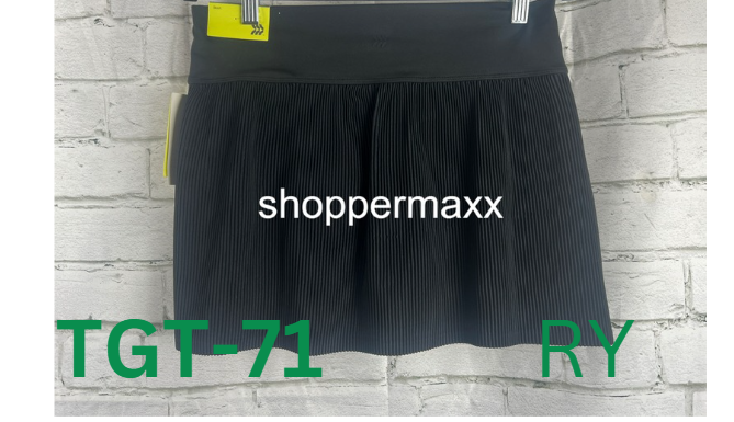 Women's Micro Pleated Skort - All In Motion, Black, MEDIUM