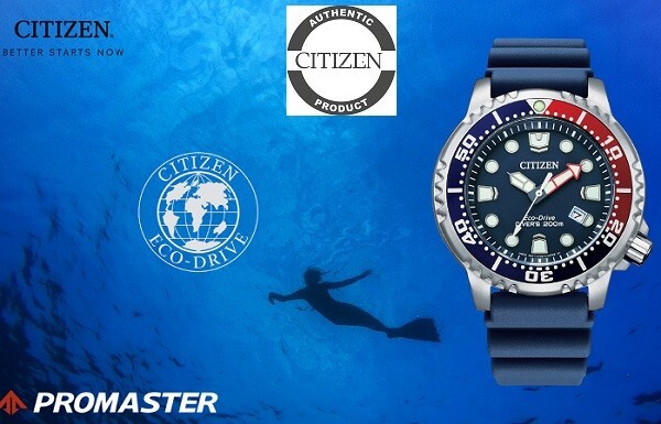Pre-owned Citizen Bn0168-06l Promaster Eco Drive Diver's200 Free Shipping